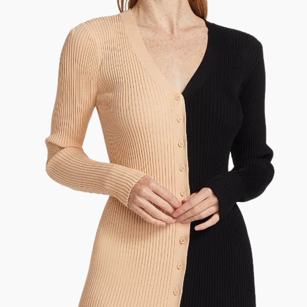 STAUD Shoko Sweater Dress (S)